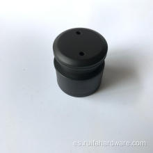 Soporte de punto de vidrio negro de acero inoxidable